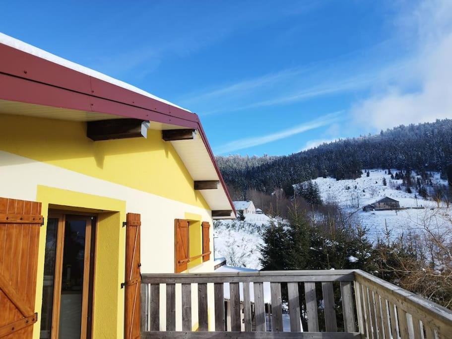 Maison De Montagne Vue Magnifique Ventron Exterior foto