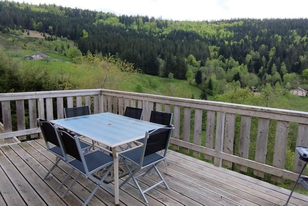 Maison De Montagne Vue Magnifique Ventron Exterior foto